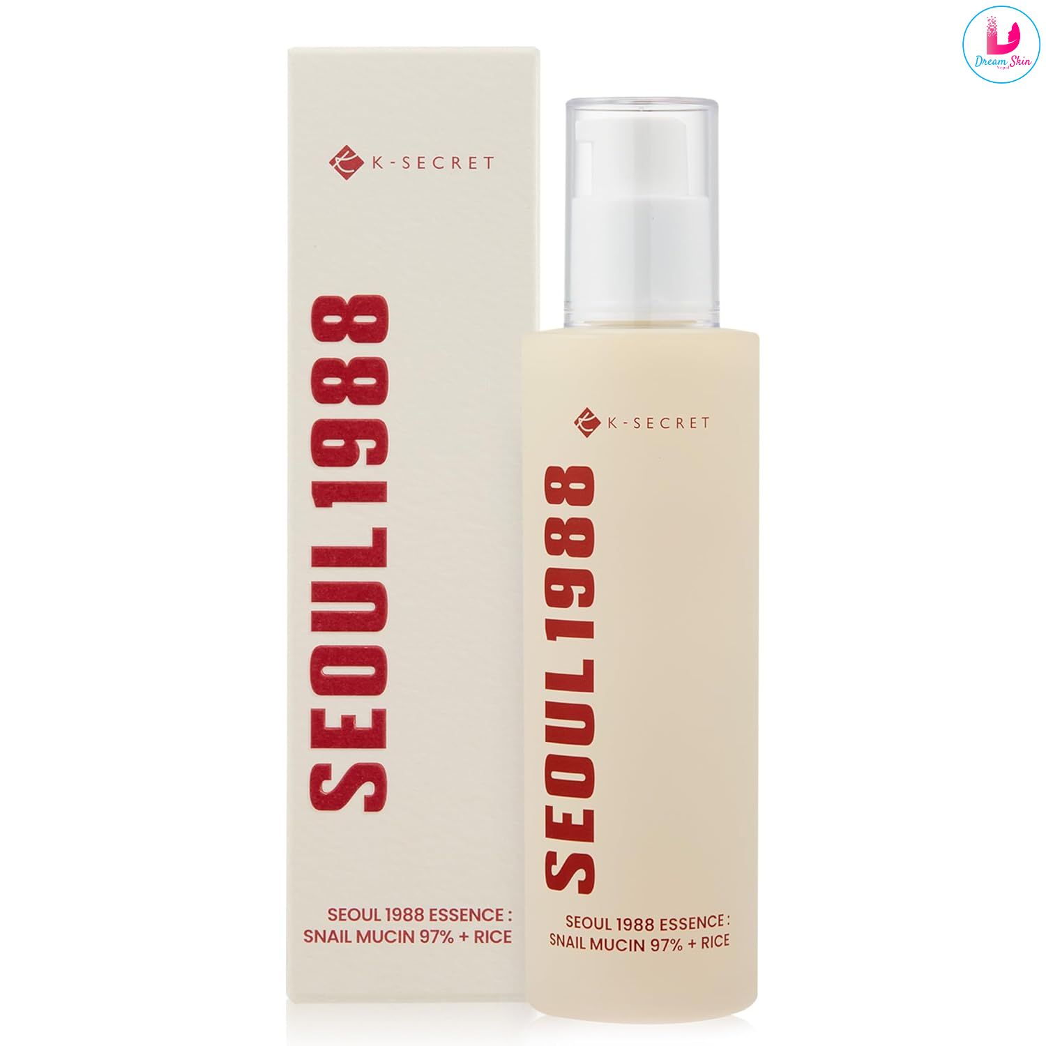 KSECRET SEOUL 1988 Essence : Snail Mucin 97% + Rice 100ml
